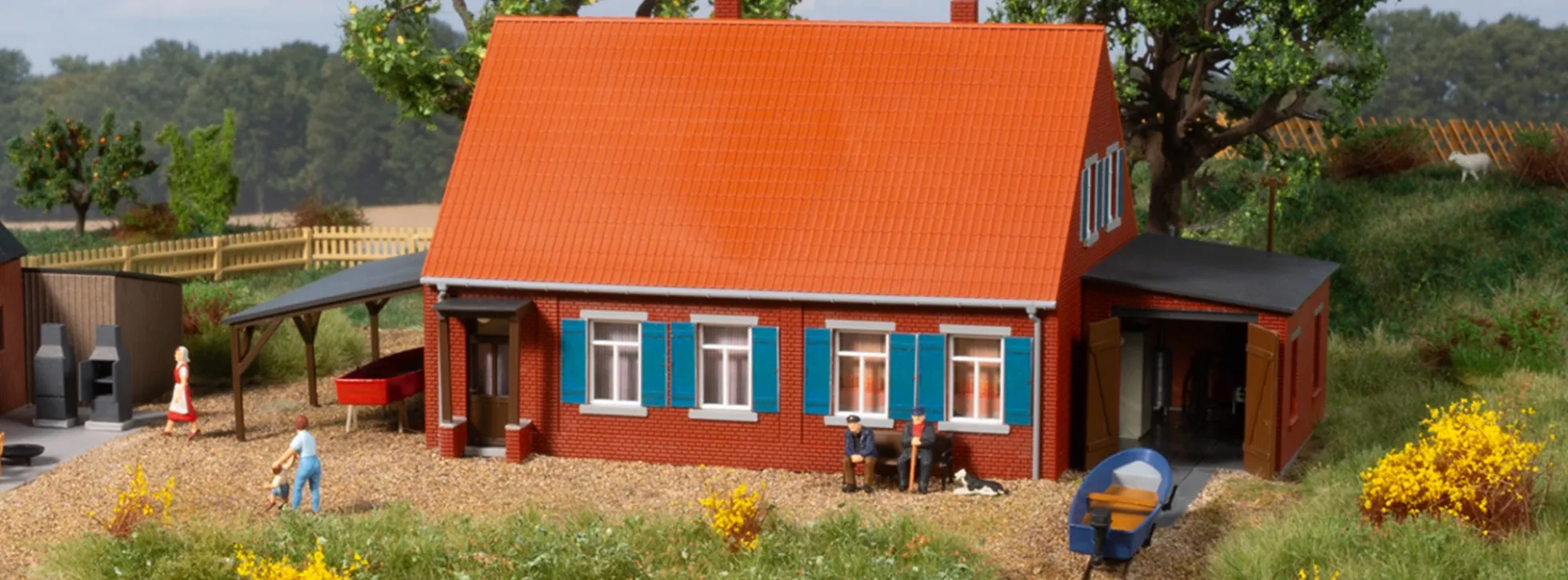 Auhagen 11474 Fischerhaus | Gebäude Bausatz Spur H0