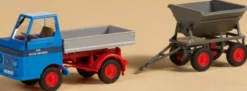 Auhagen 40509 M22 Multicar Pritsche mit Kipplorenanhänger LPG | Bausatz Spur H0