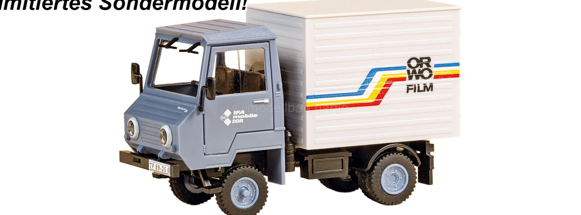 Auhagen 40513 Multicar M24-0 Kofferaufbau ORWO | LKW-Modell Bausatz 1:87