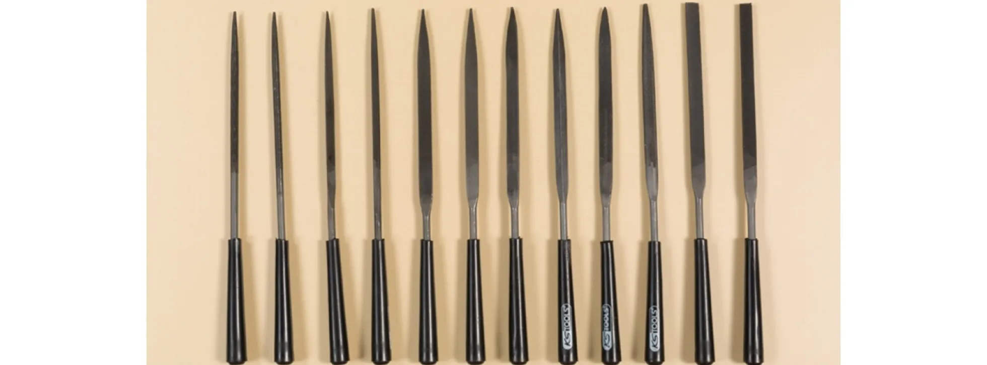 Auhagen 90012 Schlüsselfeilen-Set | 12 Stück | Werkzeug für Modellbau