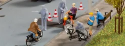 Auhagen 41679 Verkehrskontrolle | 3 Stück | Figuren Spur H0
