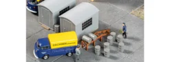 Auhagen 14491 Wellblechschuppen Öllager | Gebäude Bausatz Spur N