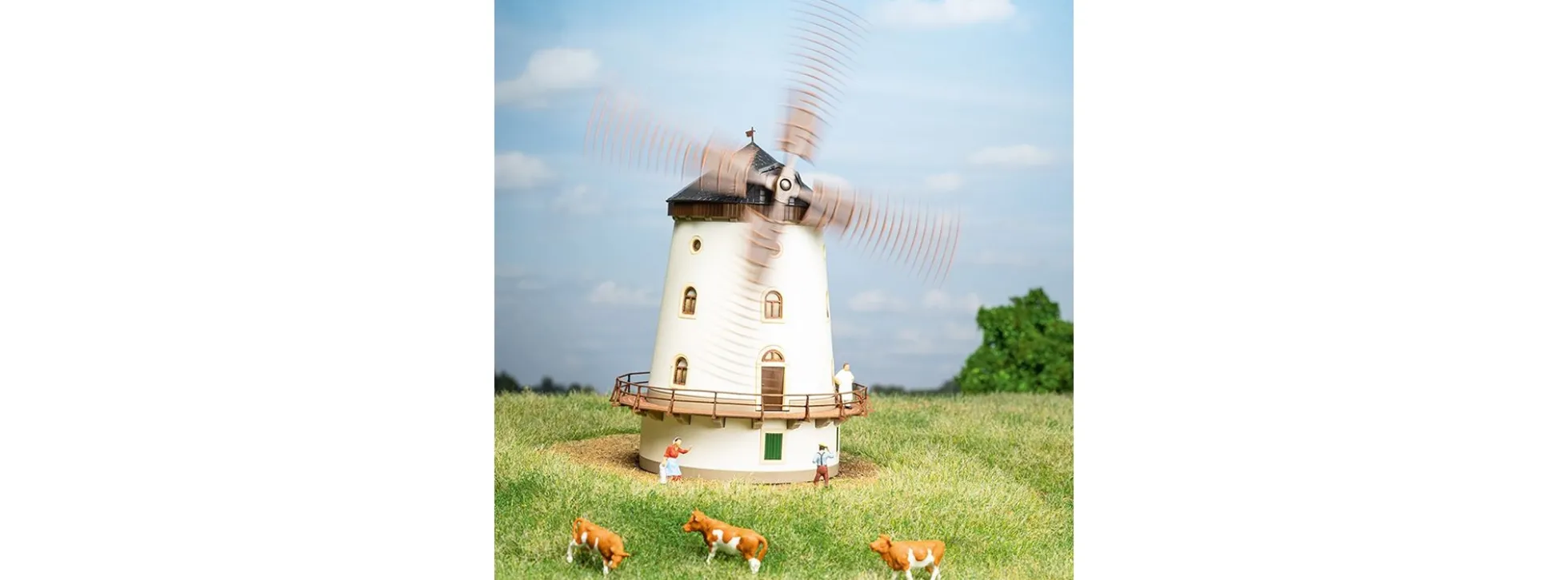 Auhagen 14490 Windmühle Gohlis | Gebäude Bausatz Spur N