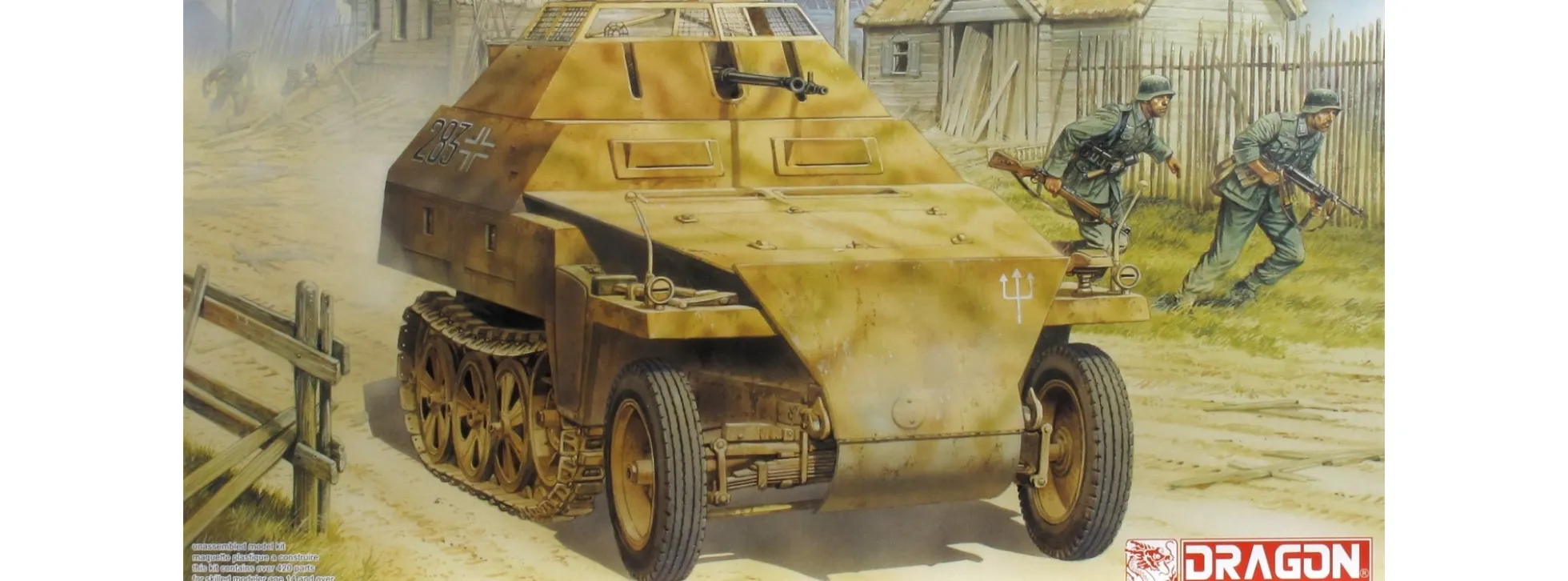 ausverkauft | DRAGON 6316 Schützenpanzerwagen Sd.Kfz.250/9 2cm Halbkettenfahrzeug Bausatz 1:35