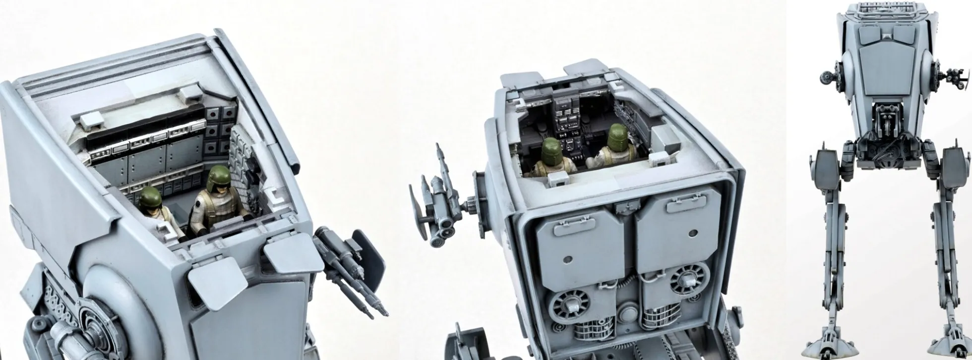 BANDAI 01202 AT-ST Scout Walker | Star Wars Snap-Fit Bausatz 1:48