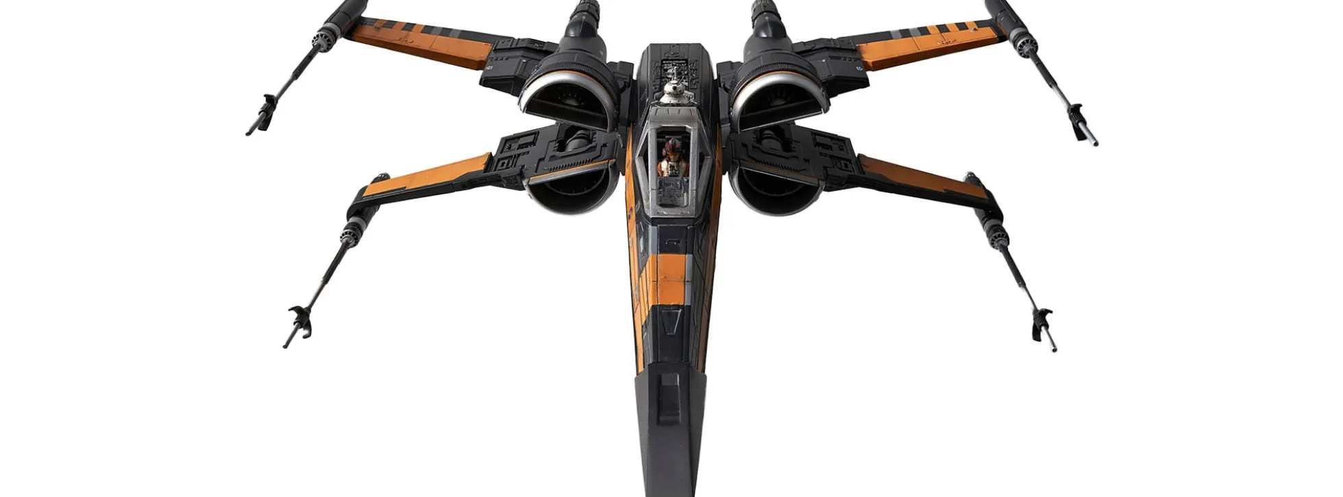 BANDAI 01216 Poes X-Wing Fighter | Star Wars Snap-Fit Bausatz 1:72