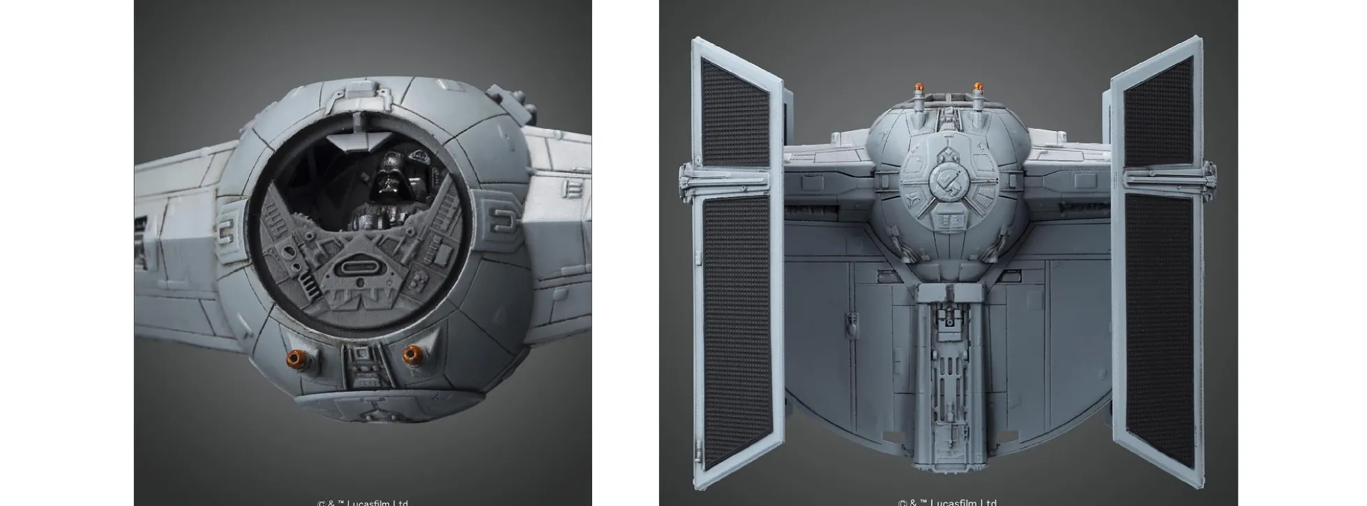 BANDAI 01214 TIE Advanced | Star Wars Snap-Fit Bausatz 1:72