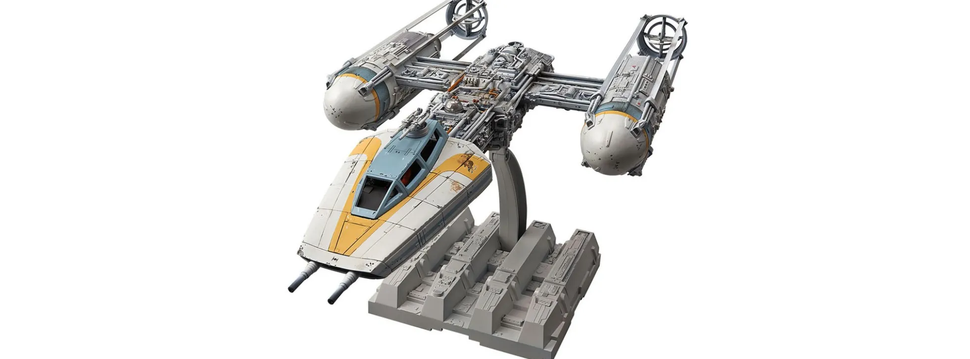 BANDAI 01209 Y-wing Starfighter | Star Wars Snap-Fit Bausatz 1:72