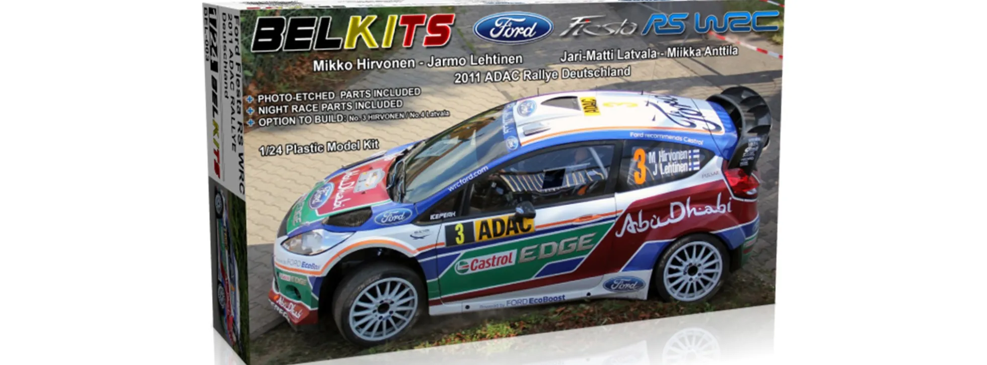 BELKITS BEL003 Ford Fiesta RS WRC | Auto Bausatz 1:24
