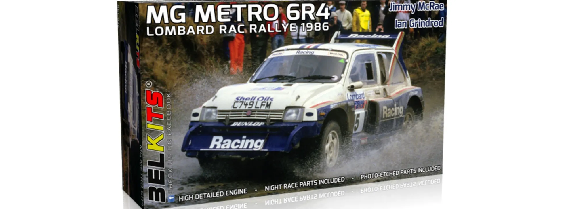 BELKITS BEL016 MG Metro 6R4 Lombard RAC Rallye 1986 | Auto Bausatz 1:24