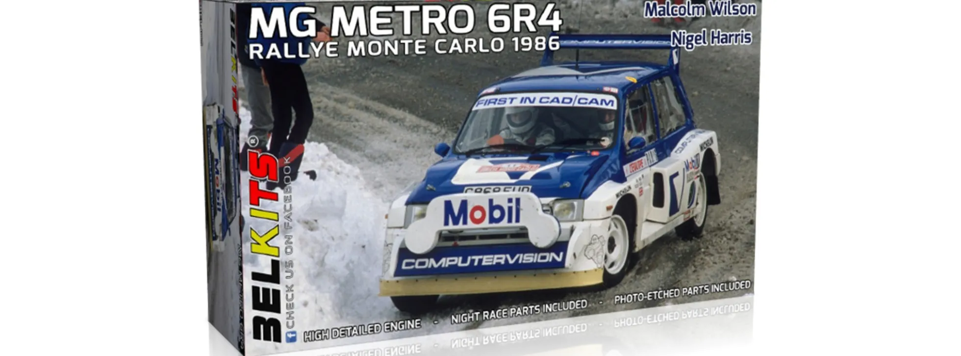 BELKITS BEL015 MG Metro 6R4 Rallye Monte Carlo 1986 | Auto Bausatz 1:24