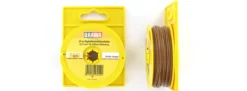 BRAWA 3212 Einzelader | 0,25 mm² | für dig. Einsatz | 25 m Abrollspule | Braun