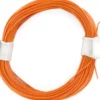 BRAWA 32406 Hochflexible Schaltlitze | 0,05 mm² | 10 m Ring | Orange