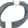 BRAWA 32407 Hochflexible Schaltlitze | 0,05 mm² | 10 m Ring | Grau