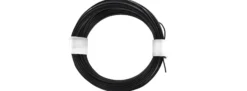 BRAWA 32408 Hochflexible Schaltlitze | 0,05 mm² | 10 m Ring | Schwarz