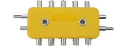 BRAWA 2593 2-polige Verteilerplatte | 5-fach | für 1,6 mm Stecker (Märklin)