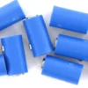 BRAWA 3045 Runde Muffen | 2,5 mm | Blau | 10 Stück