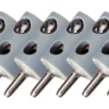 BRAWA 3057 Runde Querlochstecker | 2,5 mm | Grau | 10 Stück