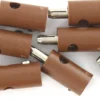 BRAWA 3054 Runde Querlochstecker | 2,5 mm | Braun | 10 Stück
