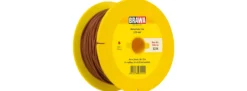 BRAWA 3224 Wetterfeste Litze | 40 Meter | 0,50 mm² | braun | Spur G / 1