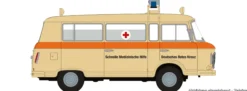 BREKINA 30047 Barkas B 1000 Bus 1960 SMH | Blaulichtmodell 1:87