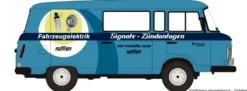 BREKINA 30230 Barkas B 1000 Halbbus 1980 - IFA Fahrzeugelektrik | Modellauto 1:87