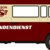 BREKINA 30229 Barkas B 1000 Halbbus 1980 - Simson Kundendienst | Modellauto 1:87