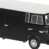 BREKINA 30130 Barkas B 1000 Kasten schwarz/weiß Bestattung | Modellauto 1:87