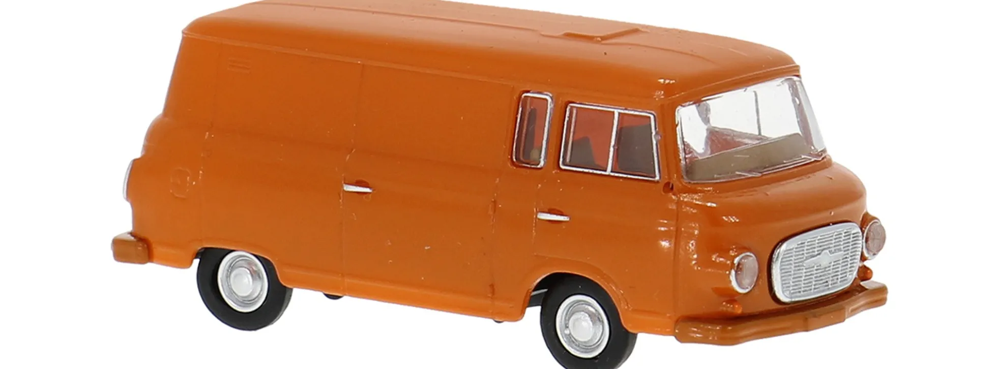 BREKINA 30124 Barkas B1000 Kastenwagen dunkelorange 1962 | Modellauto 1:87