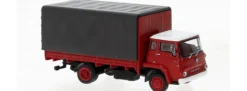 BREKINA 35907 Bedford TK Pritsche Plane 1960 rot LKW Modell 1:87