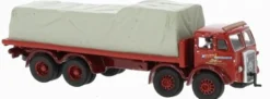 BREKINA BOS87530 Atkinson Pritschen-LKW mit Ladung unter Plane 4-Achser 1950 grün LKW-Modell 1:87