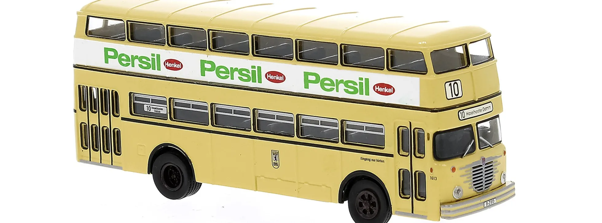 BREKINA 61257 Büssing D2U Doppeldecker BVG Persil 1960 Busmodell 1:87