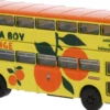 BREKINA 61262 Büssing D2U Doppeldecker Pop-Bus BVG - Florida Boy Orange 1960 | Bus-Modell 1:87