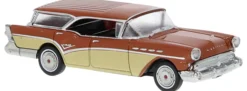 BREKINA 18179 Buick Century Caballero 1957 hellbeige/orange | Modellauto 1:87