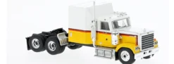 BREKINA 85782 Chevrolet Bison Solozugmaschine 3achs 1980 weiss gelb LKW-Modell 1:87