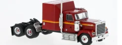 BREKINA 85784 Chevrolet Bison Solozugmachine 3achs 1980 rot LKW-Modell 1:87