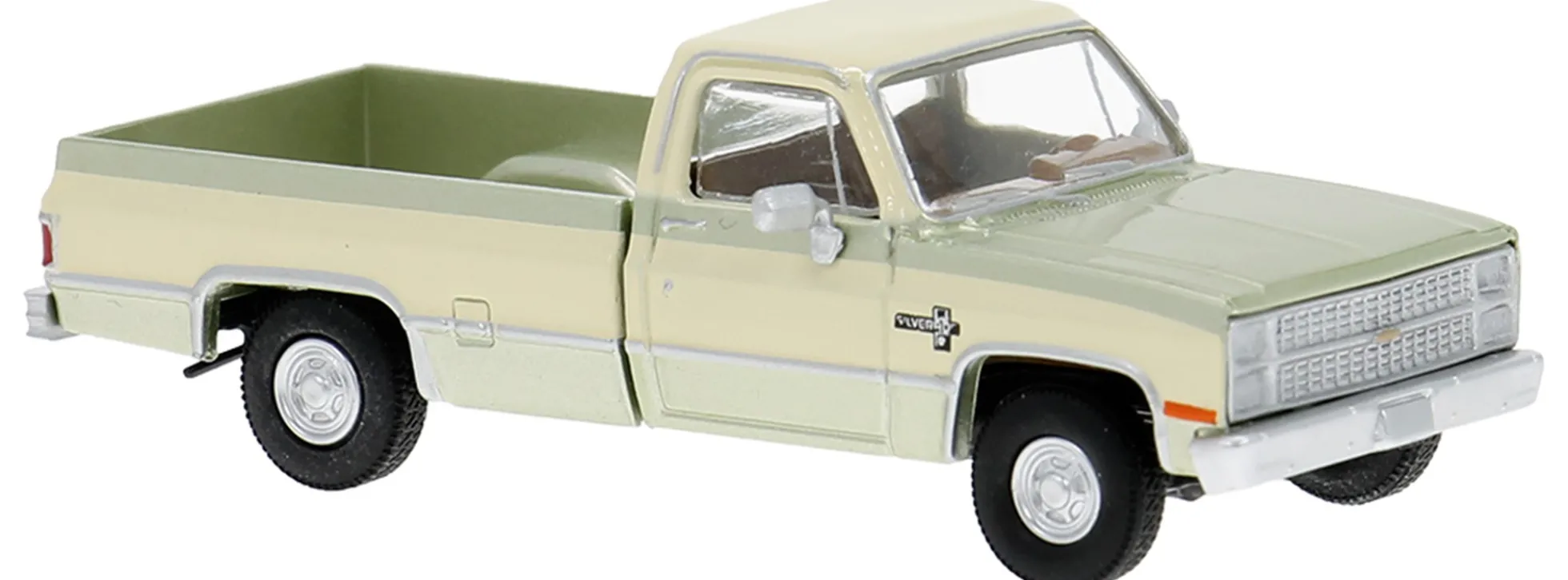 BREKINA 19695 Chevrolet C10 hellgrün/hellbeige | Modellauto 1:87