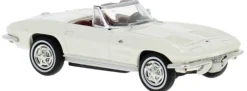 BREKINA 18031 Chevrolet Corvette C2 Cabrio offen weiß 1962 | Modellauto 1:87