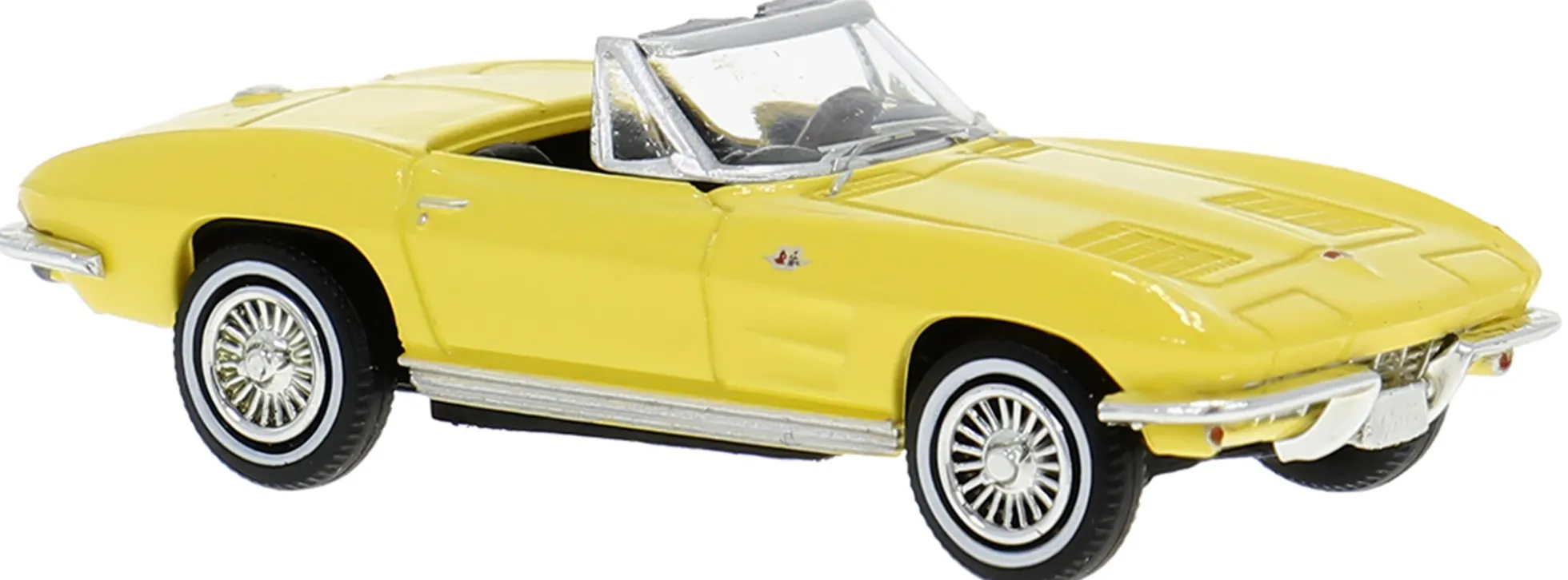 BREKINA 18030 Chevrolet Corvette C2 1962 - pastellgelb | Modellauto 1:87