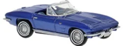 BREKINA 18028 Chevrolet Corvette C2 Cabrio offen - blau | Modellauto 1:87