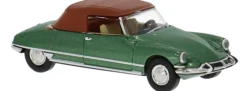 BREKINA 14238 Citroen DS 19 Cabriolet geschlossen grün 1963 | Modellauto 1:87