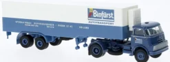 BREKINA 85240 DAF DO2000 Kühlkoffersattelzug Binfürst 1957 LKW-Modell 1:87