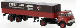 BREKINA 85228 DAF DO2000 PritschePlaneSattelzug Steef van Loon 1957 LKW-Modell 1:87