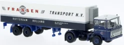 BREKINA 85293 DAF FT2600 Kühlkoffersattelzug Fransen Transport 1962 | LKW-Modell 1:87