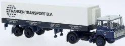 BREKINA 85294 DAF FT2600 Kühlkoffersattelzug Fransen Transport BV 70Jahre Design | LKW-Modell 1:87
