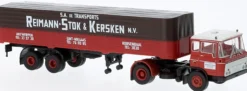 BREKINA 85285 DAF FT2600 PritschePlanensattelzug Reimann Stok Kersken NV 1962 LKW-Modell 1:87