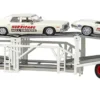 BREKINA 90500 Dodge Autotransporter mit 3 PKWs Hurrican Helldrivers | LKW-Modell 1:87