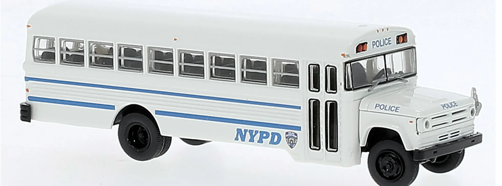 BREKINA 61332 Dodge S600 Bus New York Police Department 1970 Busmodell 1:87