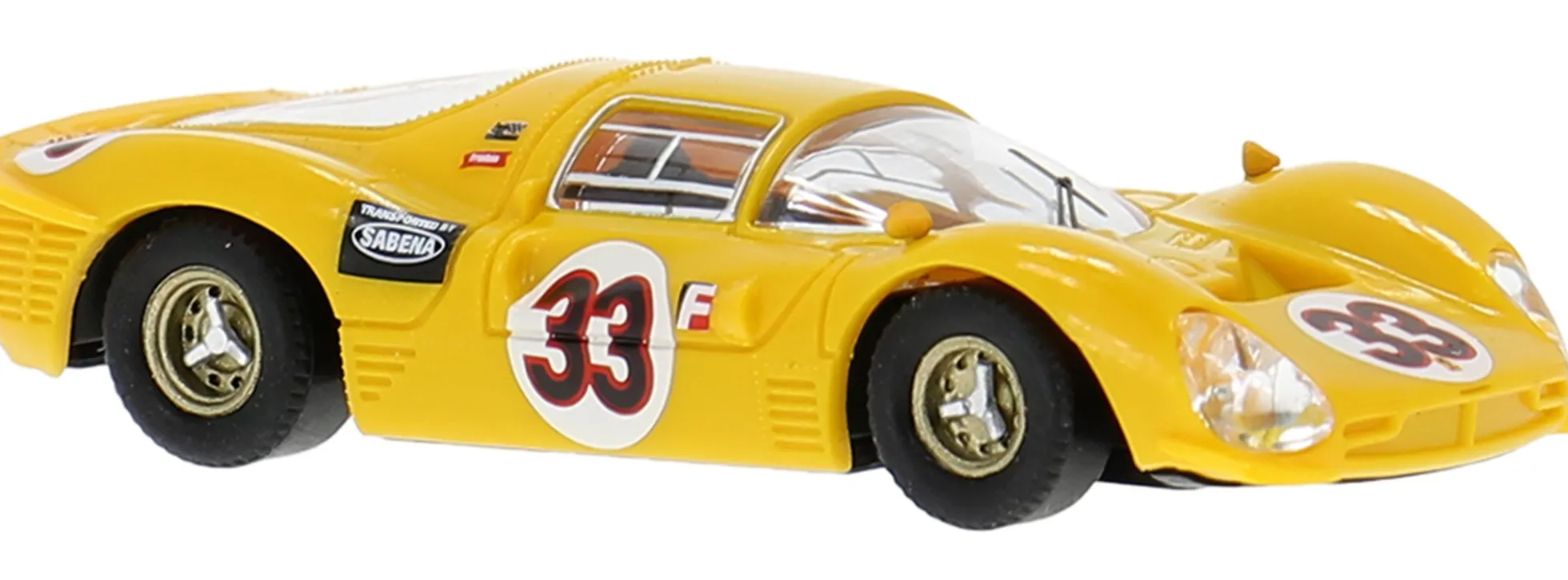 BREKINA 22908 Ferrari 330P3 Daytona 1967 - #33 W. Mairesse / J. Blaton | Modellauto 1:87