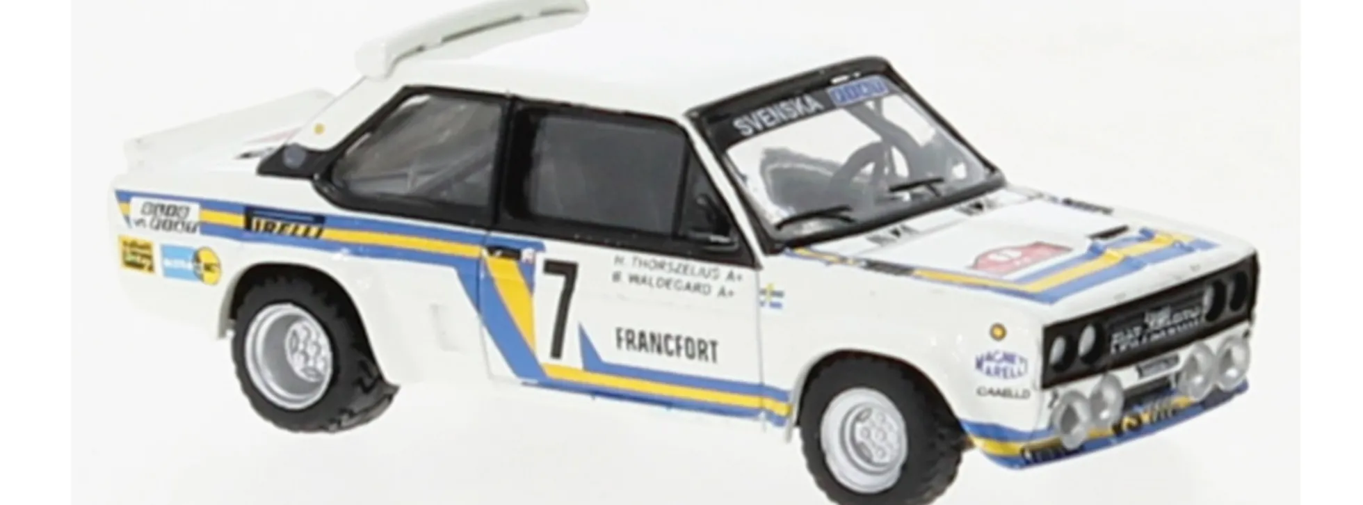 BREKINA 22661 Fiat 131 Abarth Monte Carlo 1980 Svenska Fiat Björn Waldegaard Automodell 1:87